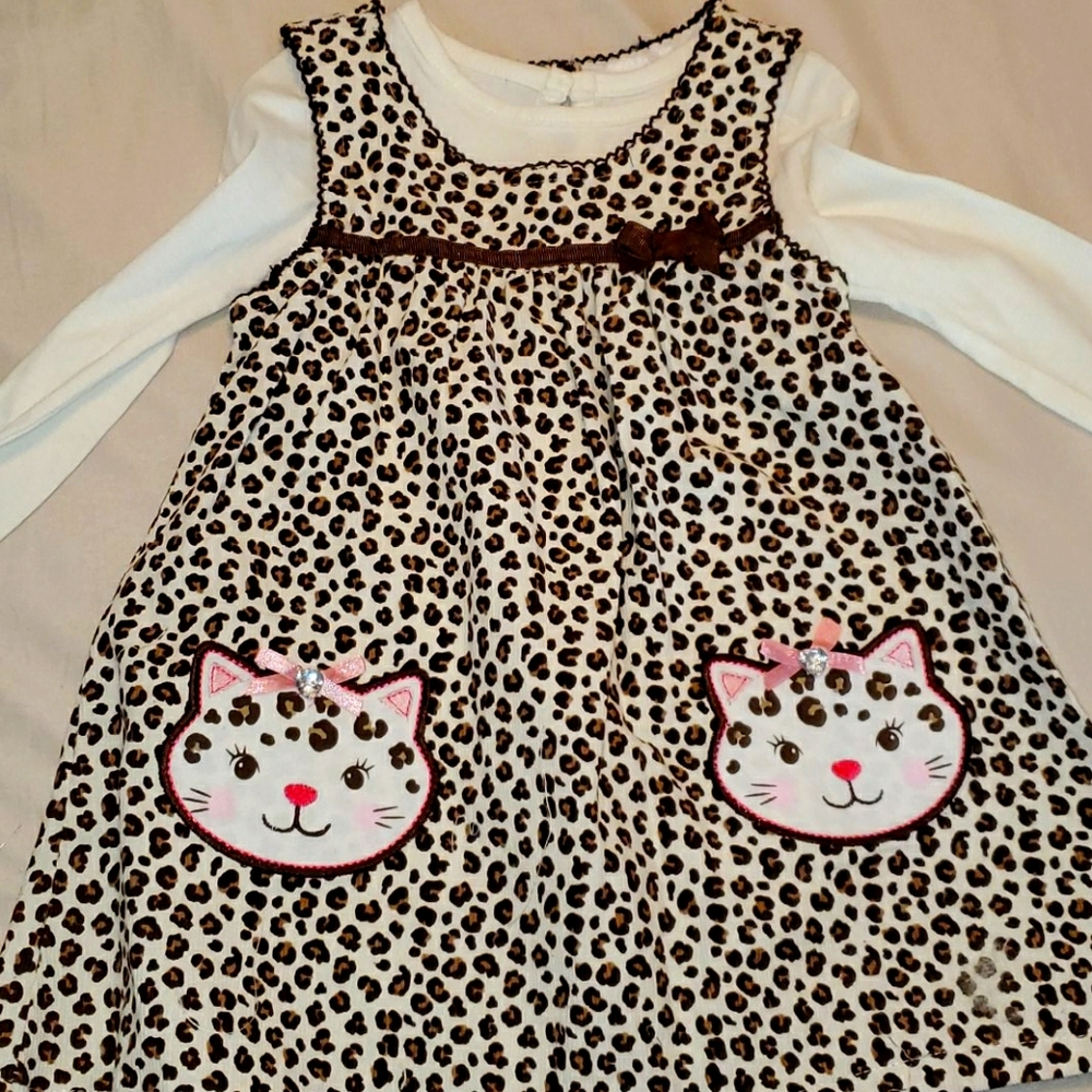 2t leopard print dress